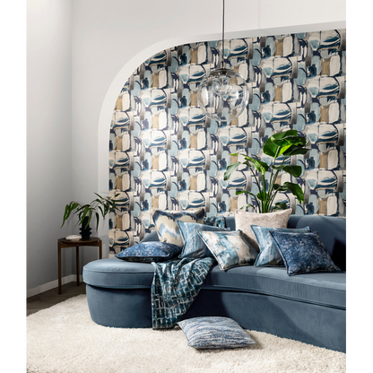 Clarke & Clarke - Figura - Denim/Linen wallpaper - W0180/01.CAC.0