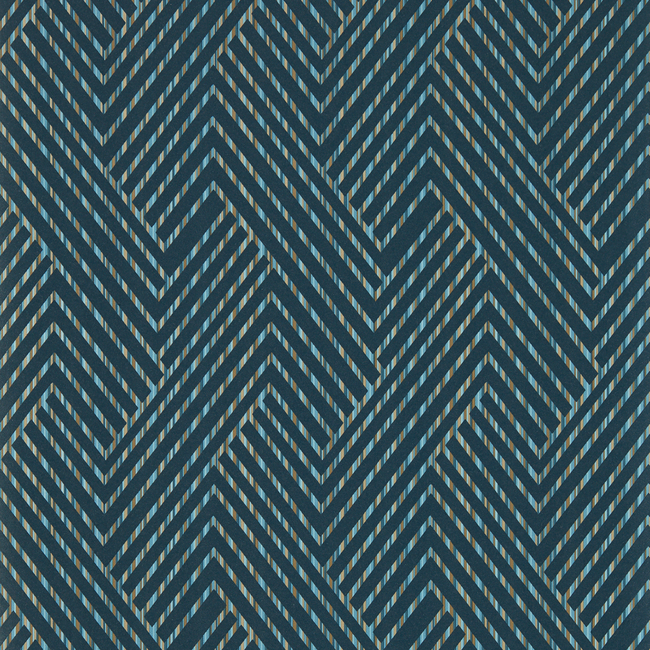 clarke & clarke - grassetto - midnight wallpaper - w0181/04.cac.0