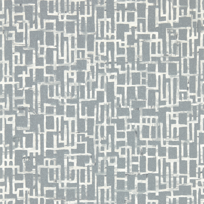 clarke & clarke - quadrata - steel wallpaper - w0184/03.cac.0