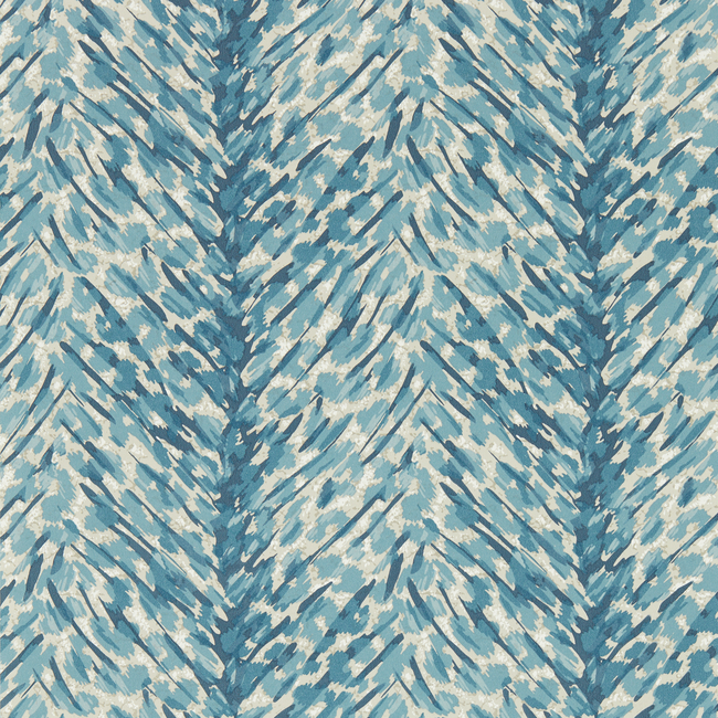 clarke & clarke - pokot - denim wallpaper - w0190/01.cac.0