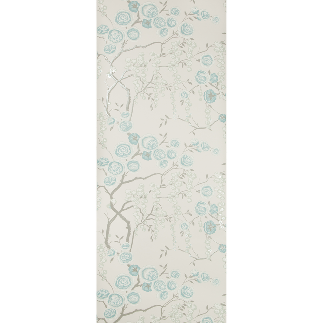 kravet design - peony tree - aqua - w3507.315.0