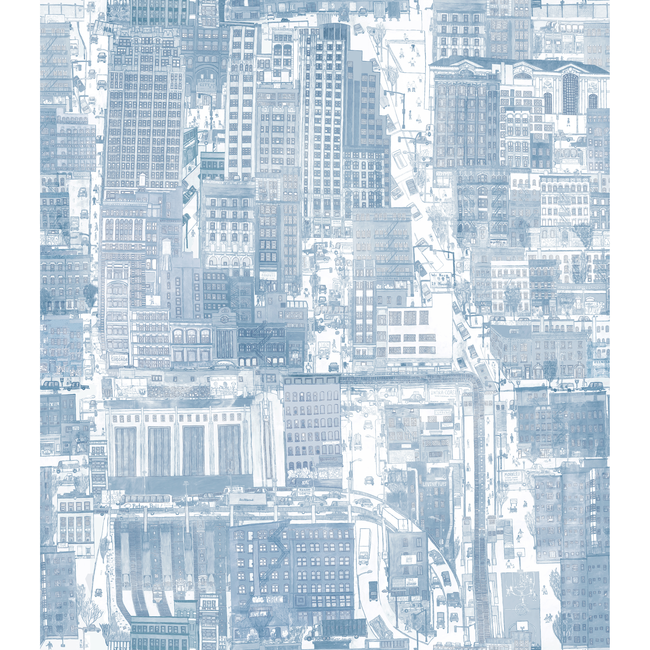 kravet couture - urban planning - blueish - w3583.15.0