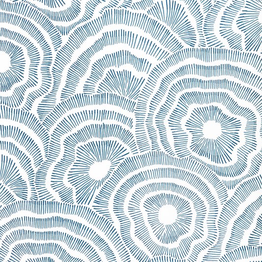 Kravet Couture - Panache wallpaper - Indigo - W3823.50.0