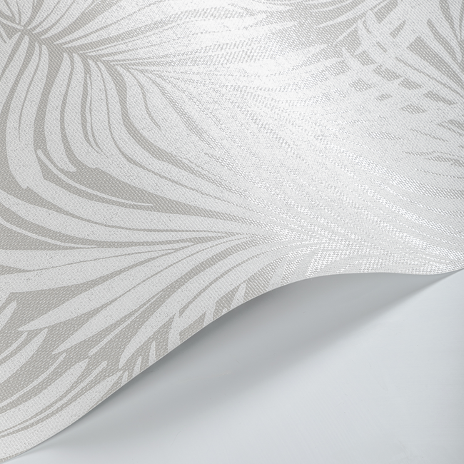 kravet couture - leaf paperweave - silver - w3833.11.0