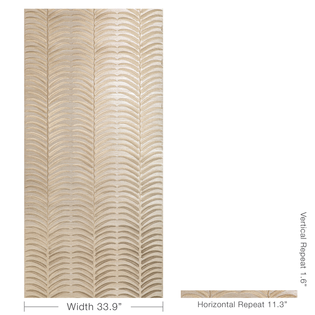 kravet couture - plantae emb sisal - sand - w3834.6106.0