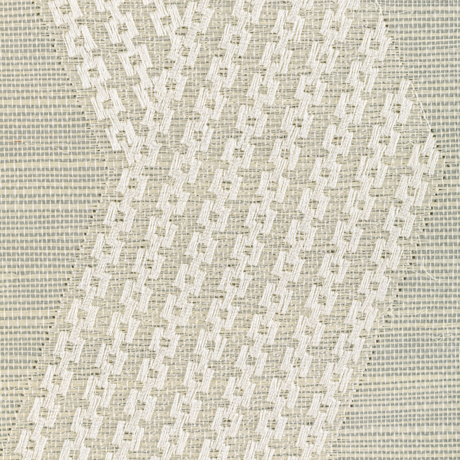 kravet couture - chainlink emb sisal - ice - w3835.1101.0