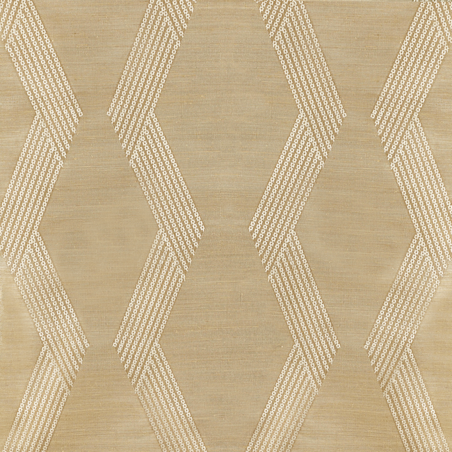 kravet couture - chainlink emb sisal - gold - w3835.416.0