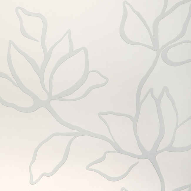 kravet couture - floral sketch wallpaper - mist - w3886.1101.0