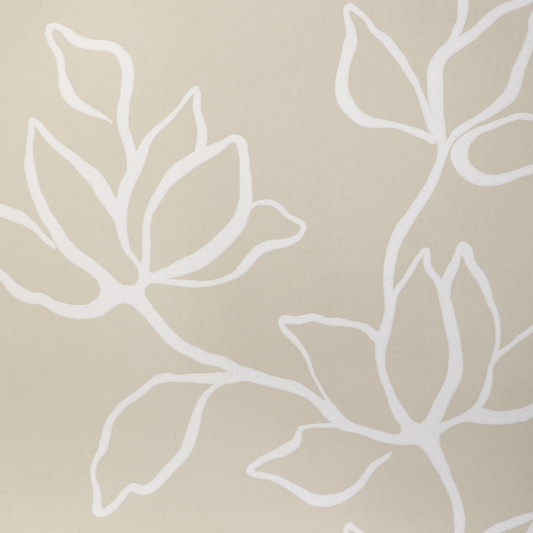 Kravet Couture - Floral Sketch wallpaper - Linen - W3886.16.0