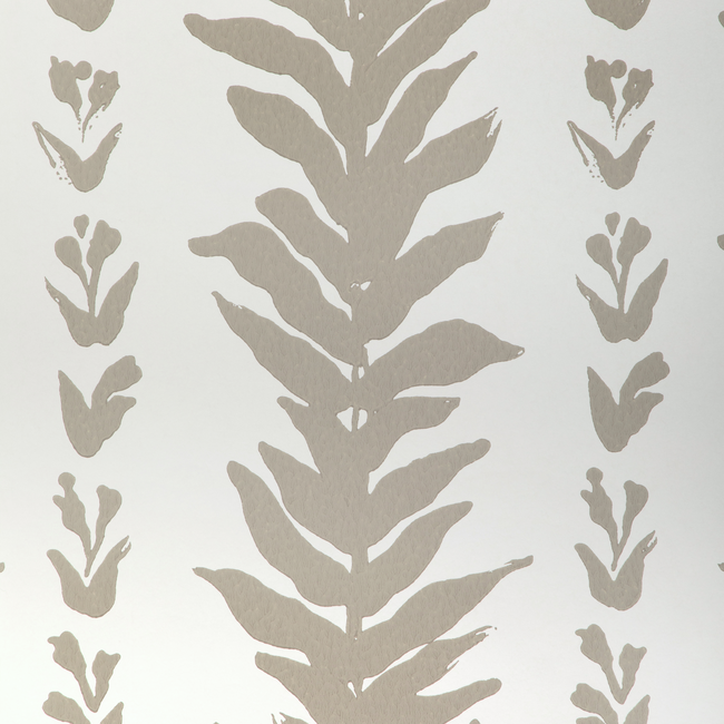 kravet couture - climbing leaves wallpaper - fawn - w3937.106.0