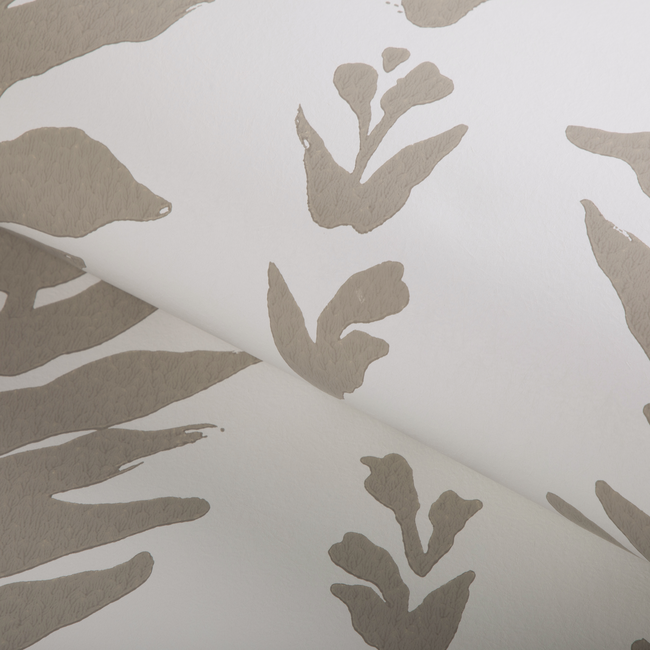 kravet couture - climbing leaves wallpaper - fawn - w3937.106.0