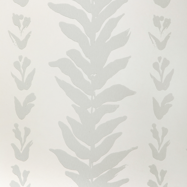 kravet couture - climbing leaves wallpaper - stone - w3937.11.0