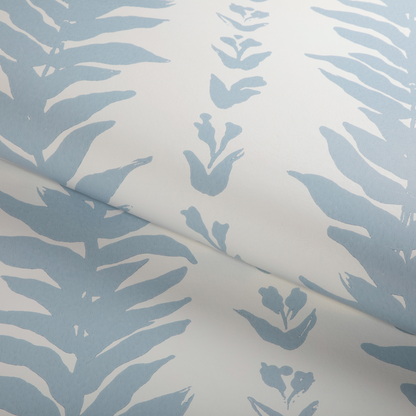 Kravet Couture - Climbing Leaves wallpaper - Chambray - W3937.51.0