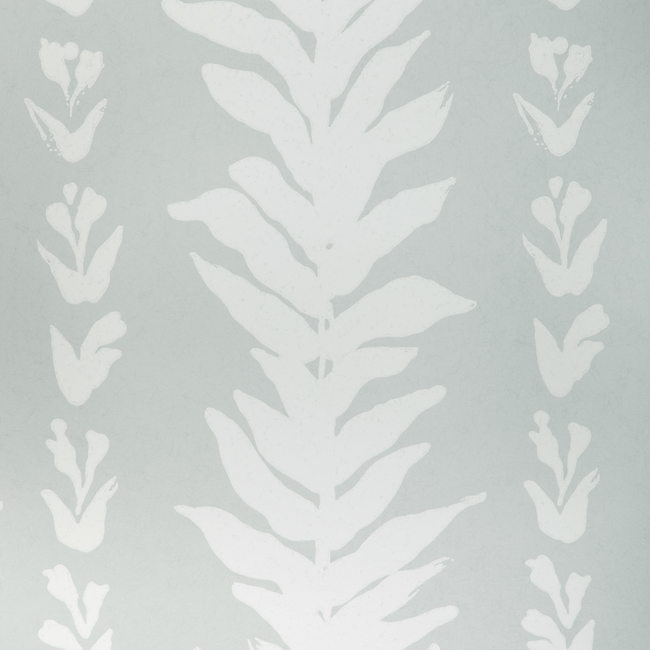 kravet couture - climbing leaves wallpaper - haze - w3937.52.0