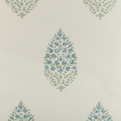 Kravet Couture - Atelier Paisley wallpaper - Blue Sage - W3938.315.0