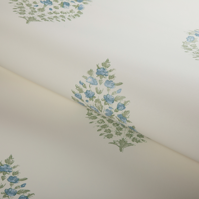 kravet couture - atelier paisley wallpaper - blue sage - w3938.315.0