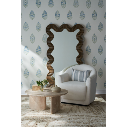 Kravet Couture - Atelier Paisley wallpaper - Blue Sage - W3938.315.0