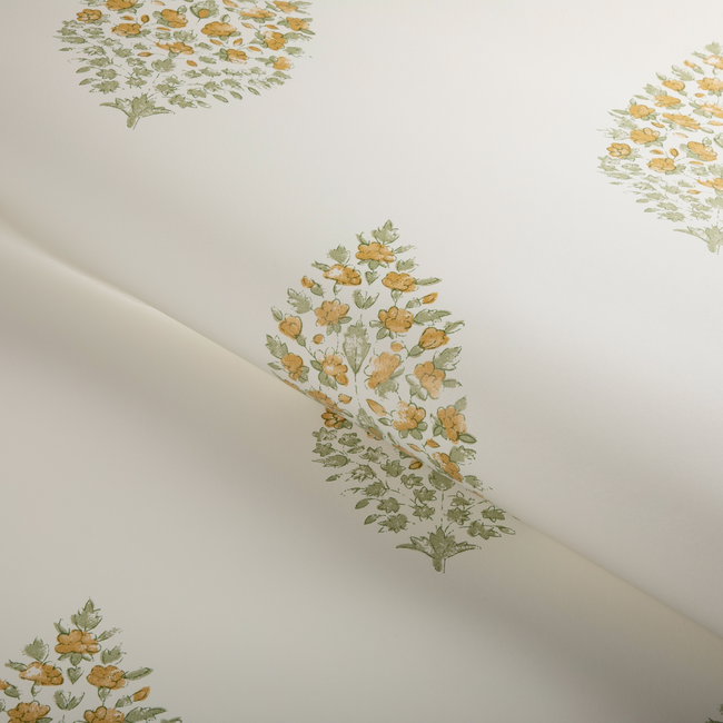 kravet couture - atelier paisley wallpaper - wheat - w3938.316.0