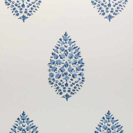 Kravet Couture - Atelier Paisley wallpaper - Lapis - W3938.50.0