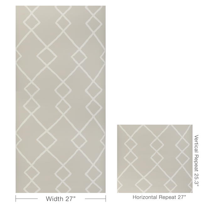 kravet couture - geo graphica wallpaper - linen - w3940.16.0