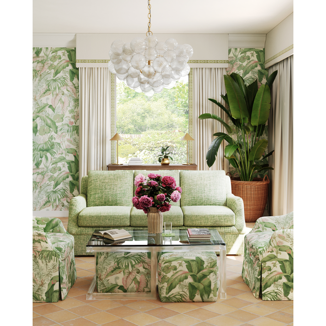 kravet couture - yasuni wallpaper - pink palm - w4145.317.0