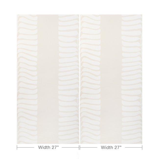 kravet couture - rio vine wallpaper - ivory - w4152.161.0