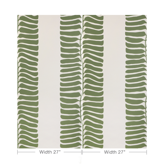 kravet couture - rio vine wallpaper - verde - w4152.3.0