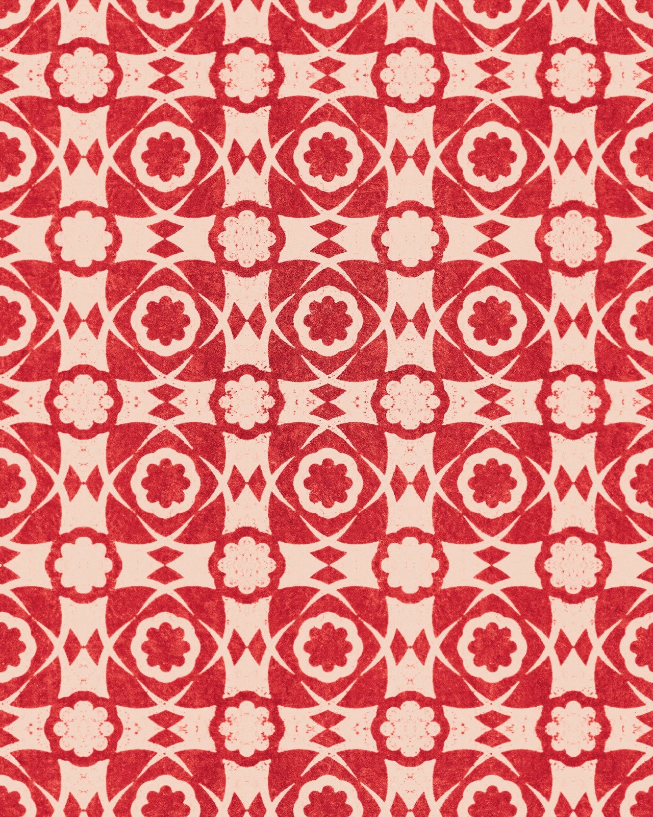 aegean tiles red wallpaper