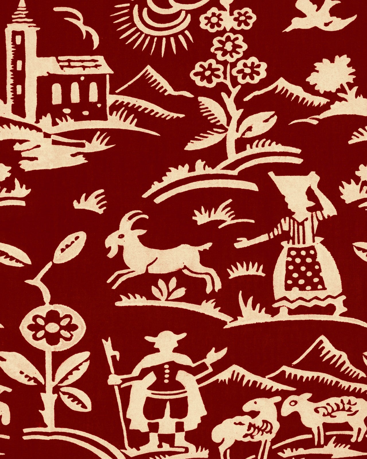 brixen maroon wallpaper