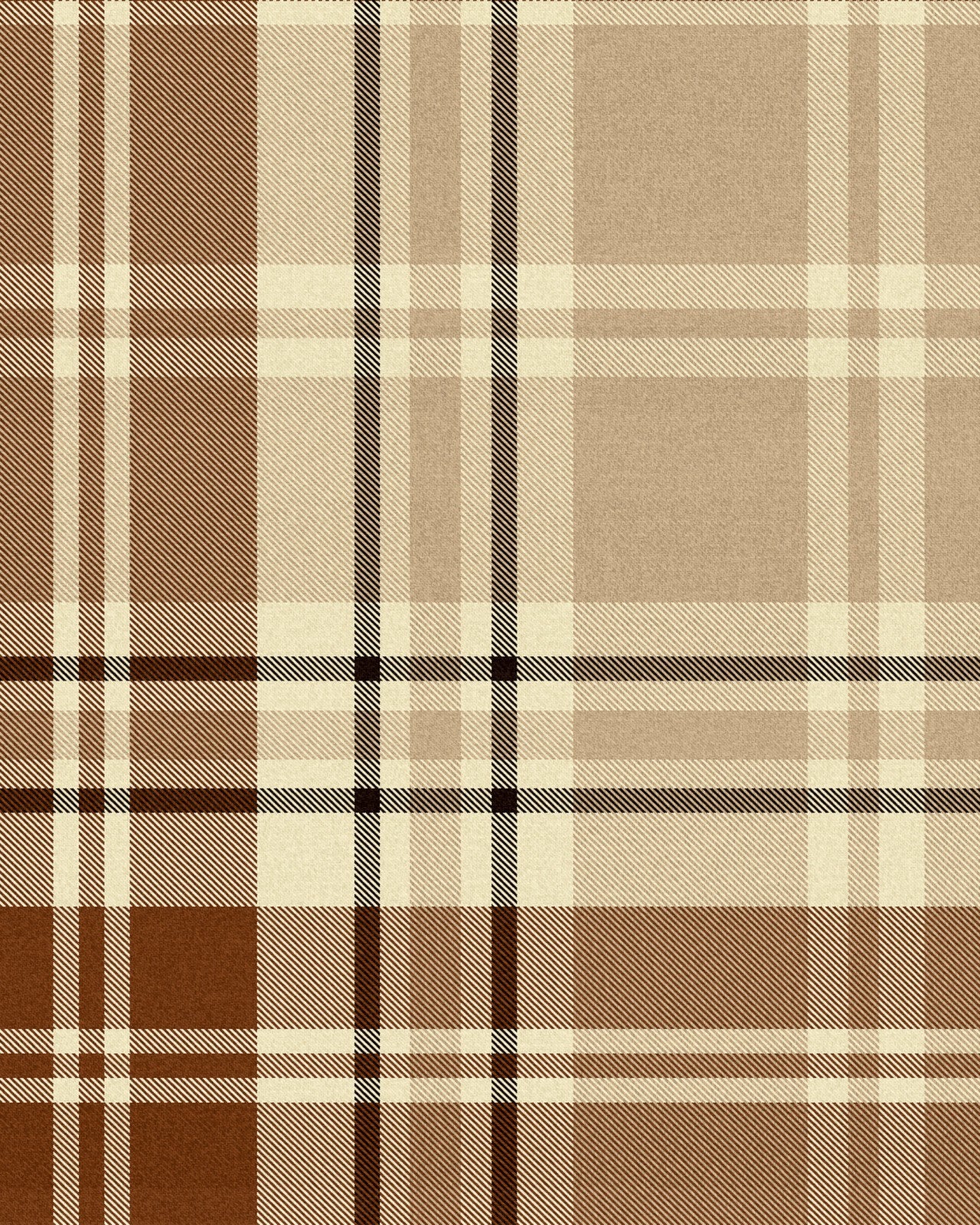 chesterfield plaid cappuccino wallpaper