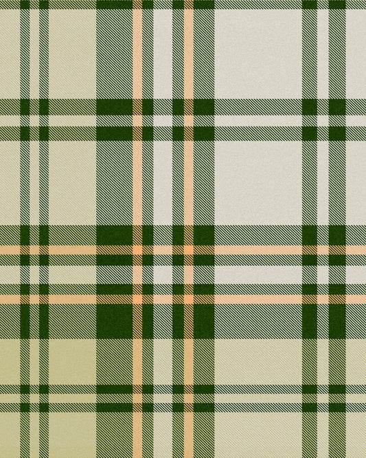 CHESTERFIELD PLAID Juniper Wallpaper