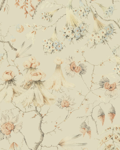 GRANDMA'S TAPESTRY Bluewash Wallpaper