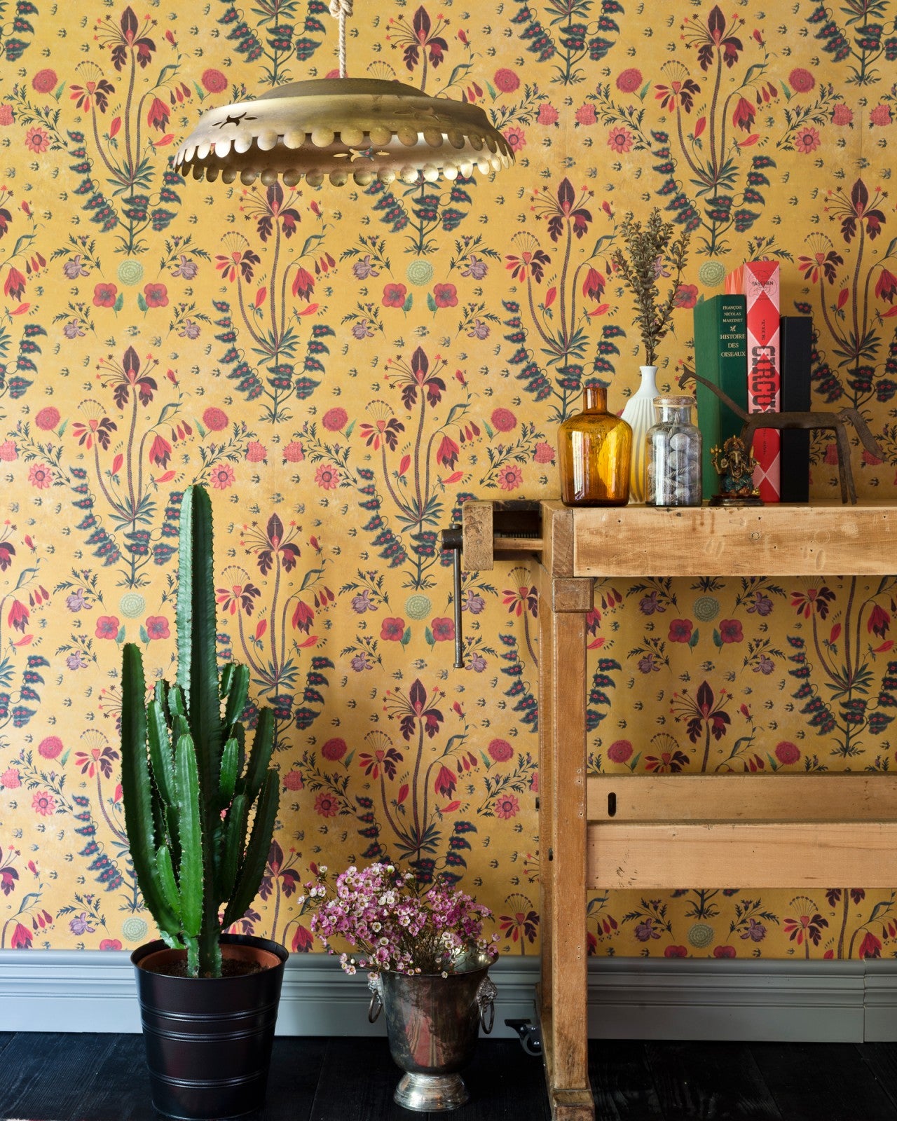 gypsy ochre wallpaper