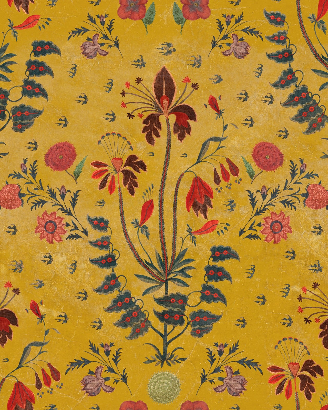 gypsy ochre wallpaper