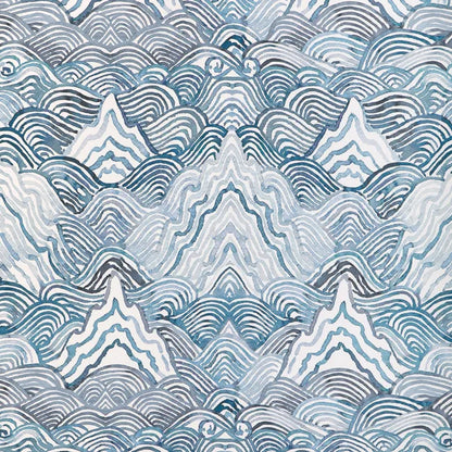 Kravet Couture - Shangri La wallpaper - Indigo - W4150.550.0