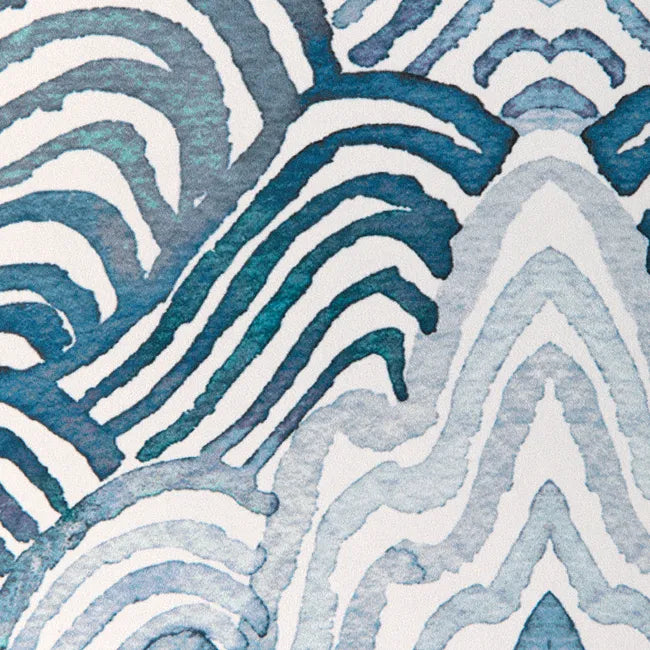 kravet couture - shangri la wallpaper - indigo - w4150.550.0