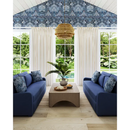 Kravet Couture - Shangri La wallpaper - Indigo - W4150.550.0