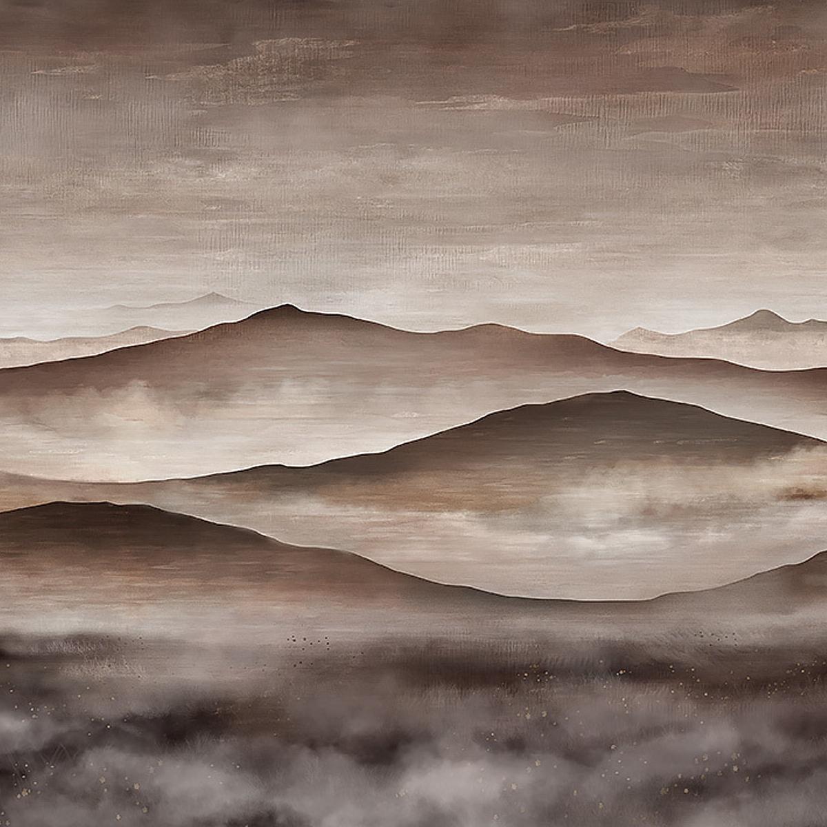 schumacher - Twilight Landscape Mural - 3140