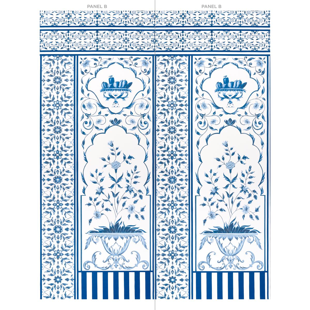 schumacher - mughal garden panel b - 5014420