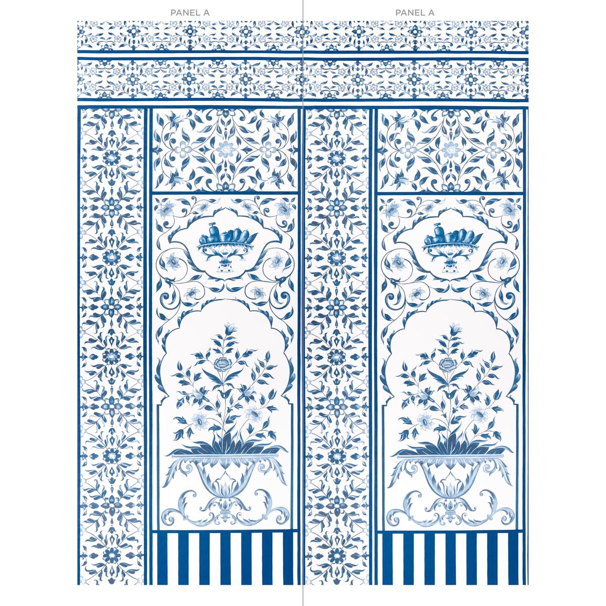 schumacher - mughal garden panel a - 5014410