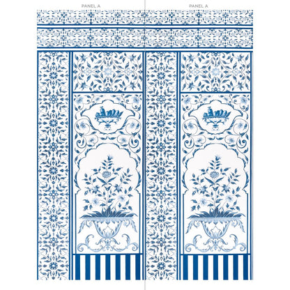 schumacher - Mughal Garden Panel A - 5014410