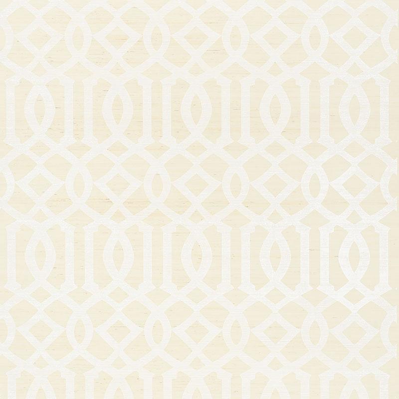 schumacher - imperial trellis sisal - 5008350