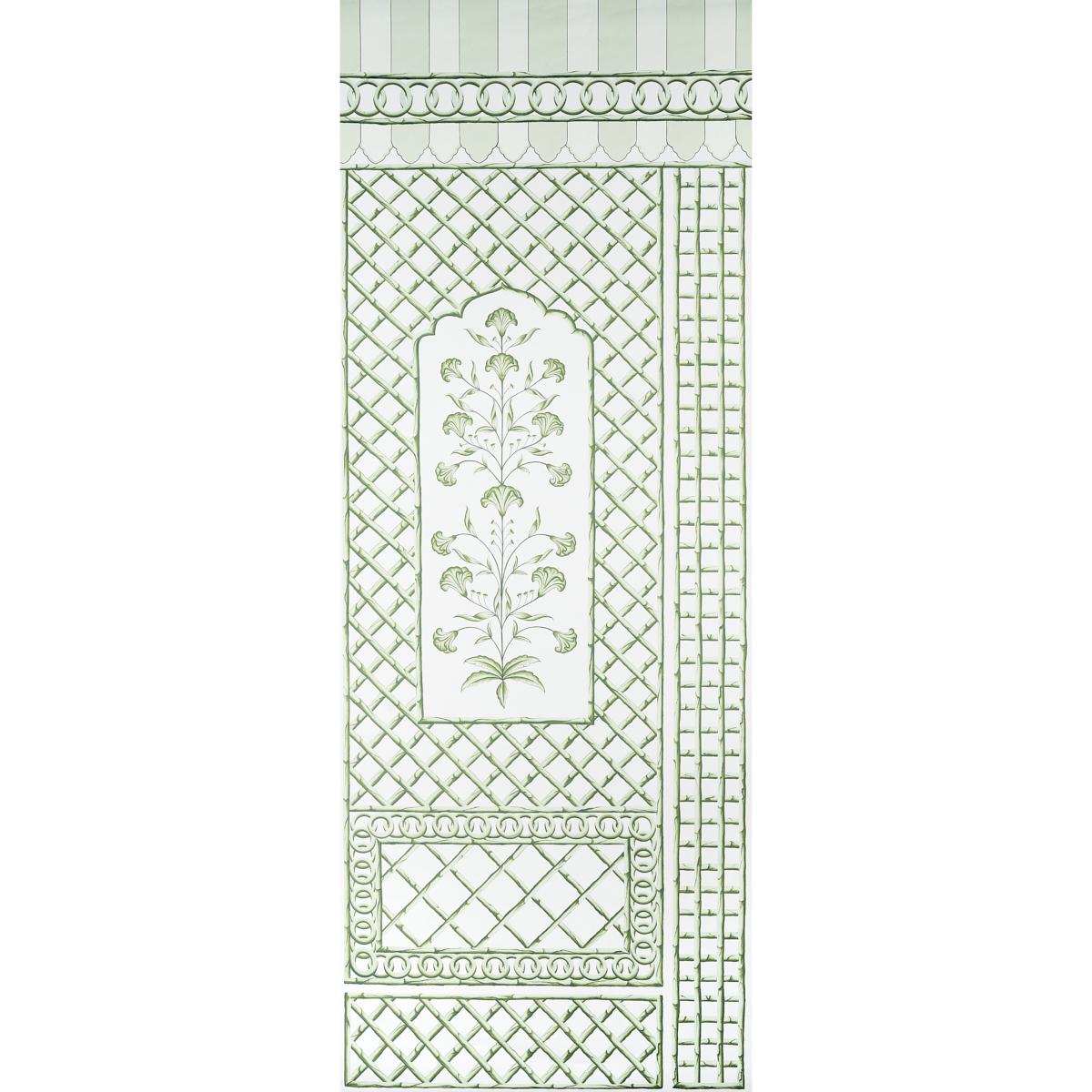 schumacher - bamboo trellis panel a - 5014390