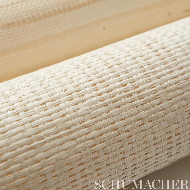 schumacher - banded grasscloth - 5007900