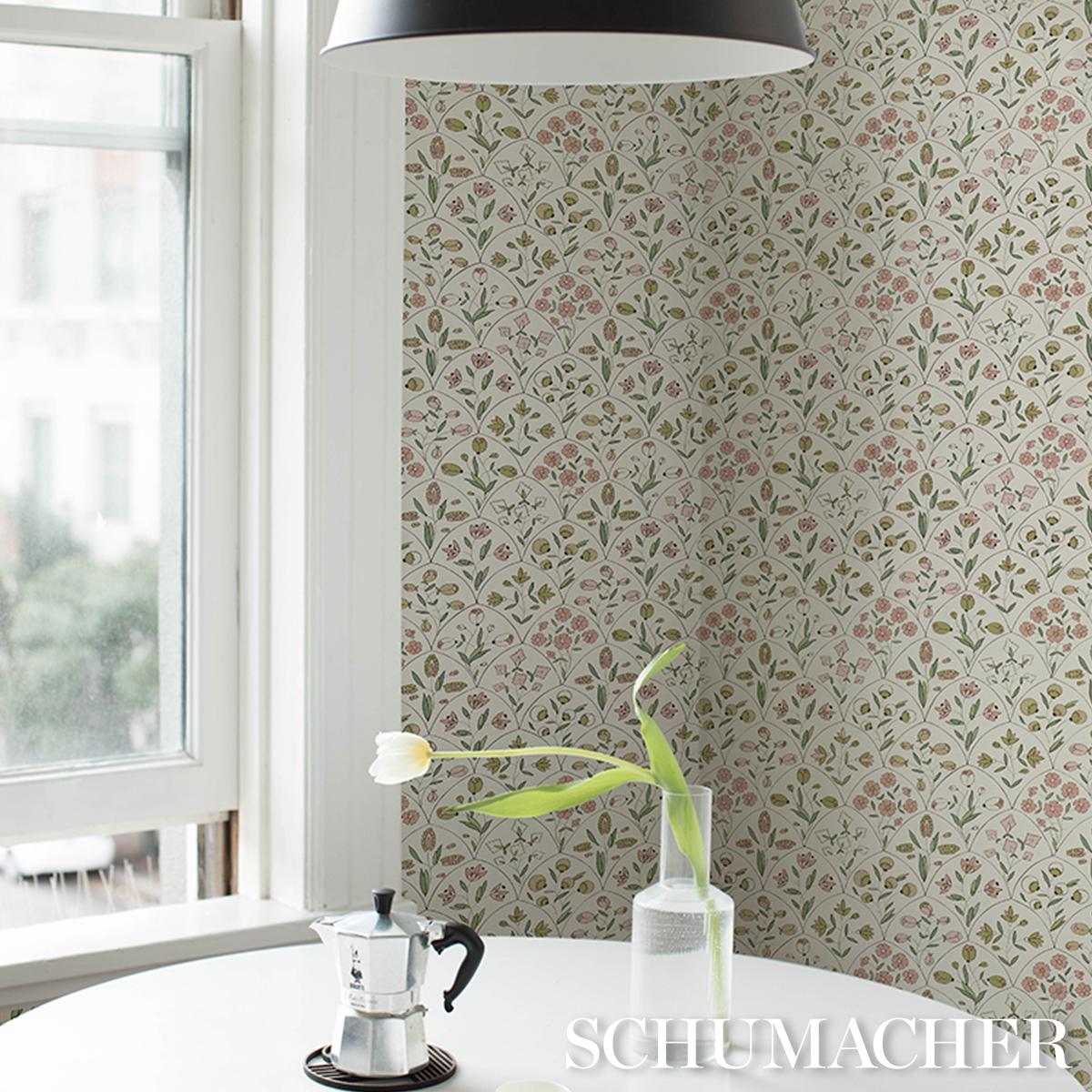 schumacher - frances scallop floral - 5015960