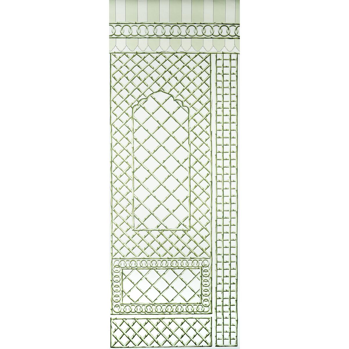 schumacher - bamboo trellis panel b - 5014400