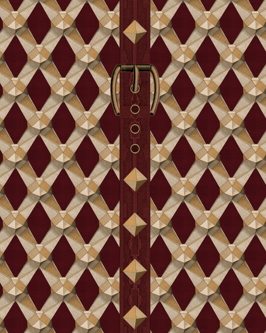 LUXURY DETAIL Bordeaux Wallpaper