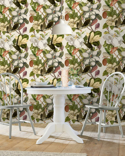 MAGNOLIA Taupe Wallpaper