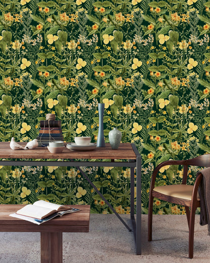 MIMULUS Anthracite Wallpaper