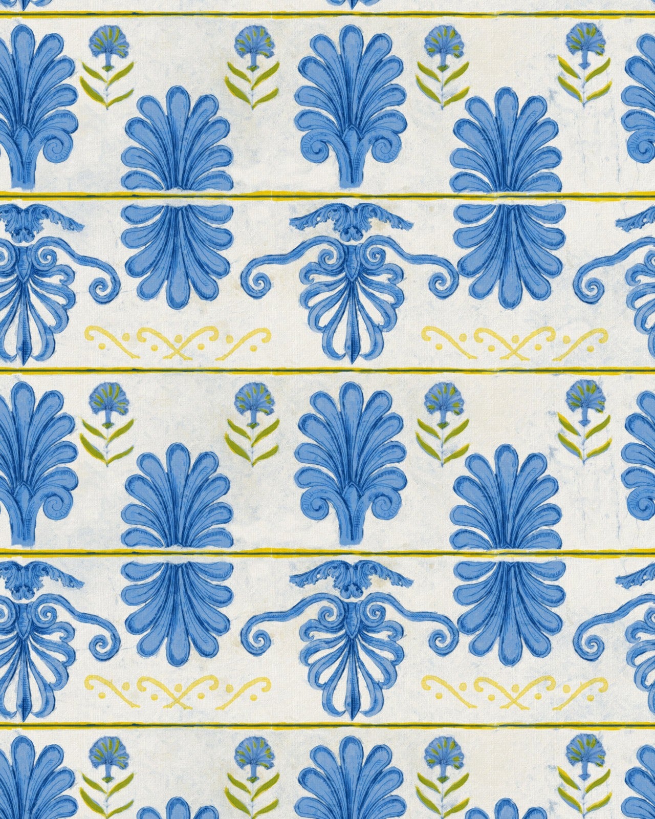 mykonos villa motif white sand wallpaper